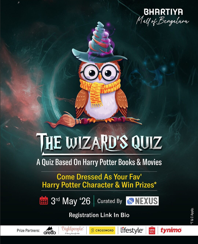 The Wizard&rsquo;s Quiz Returns To Bhartiya Mall of Bengaluru With A Magical 2nd Edition For Fans of All Ages